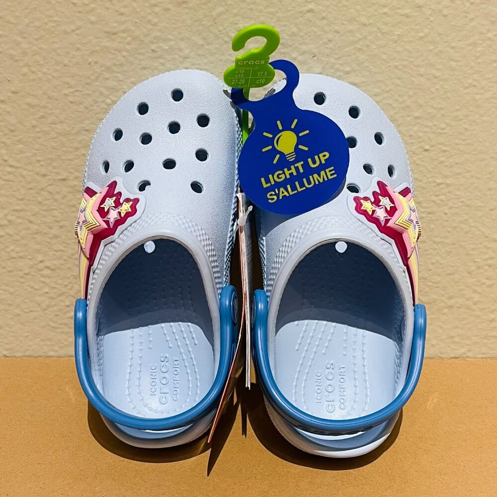 Crocs Toddler Stars Light-Up Classic Clog – Size C10 - NWT